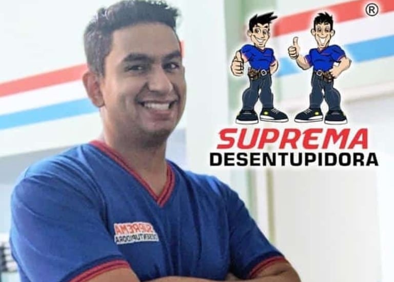 técnico da suprema desentupidora