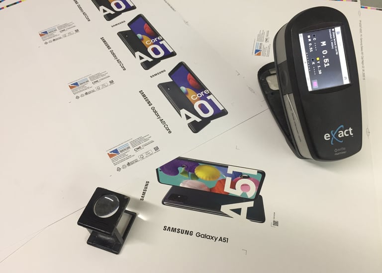 Control de impresión para SamsungA51 y A01. 