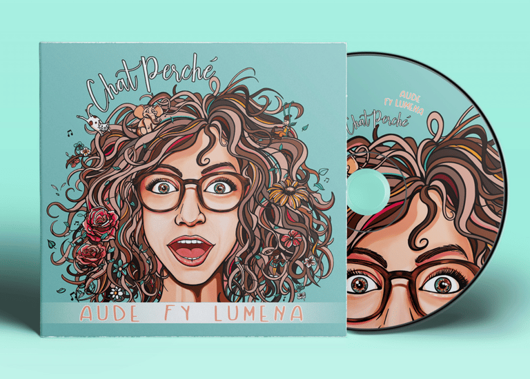 pochette du CD Chat perché de Aude Fy