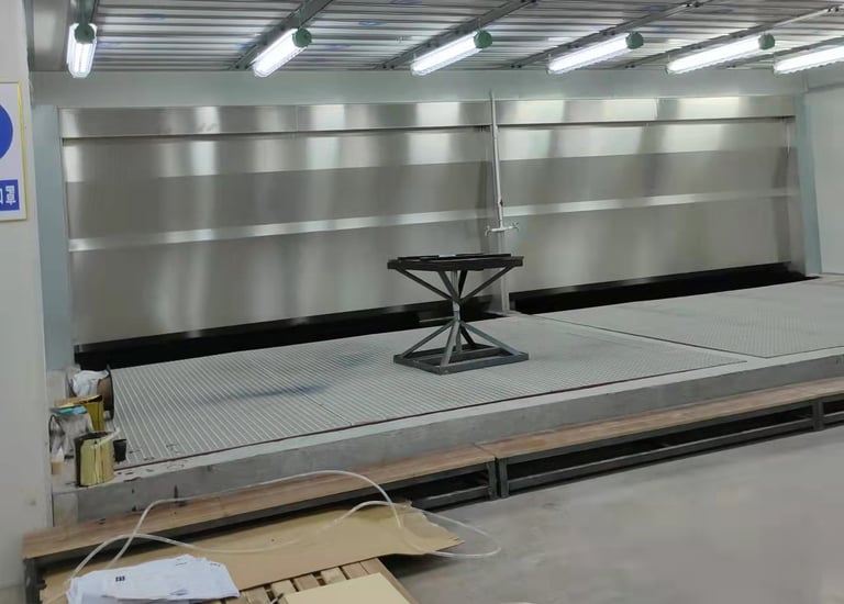 dust-free spray room