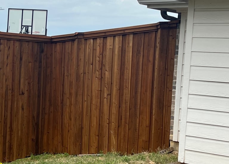 Brown Wood Fence