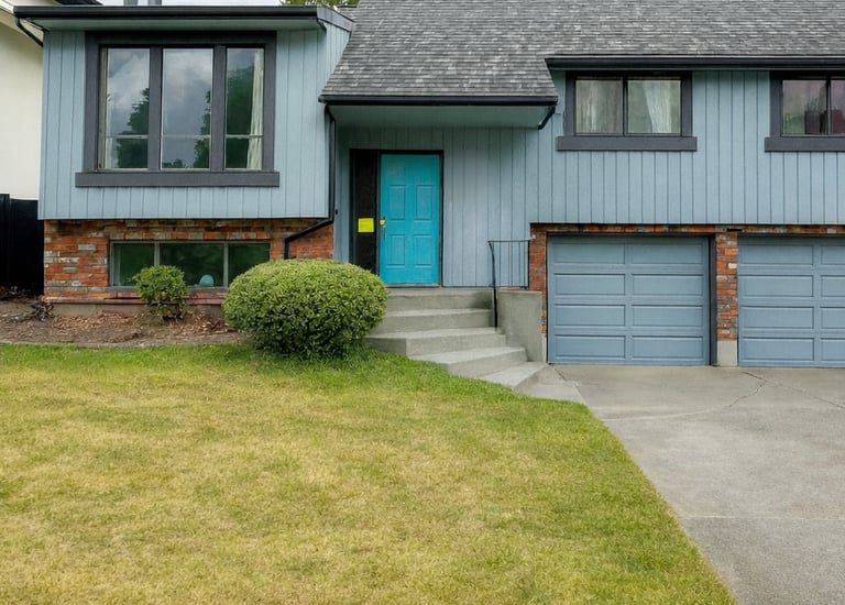 Residential painting project in South Surrey