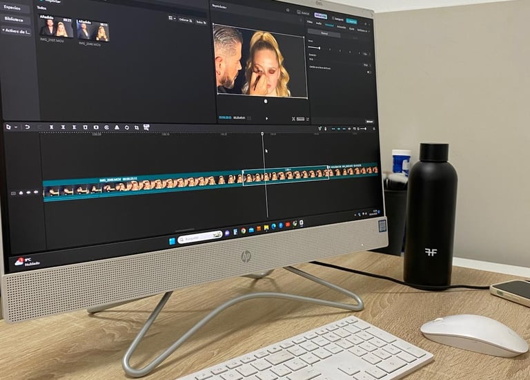 Edición de contenido audiovisual por Javi Lucena, especialista en redes sociales y marketing digital