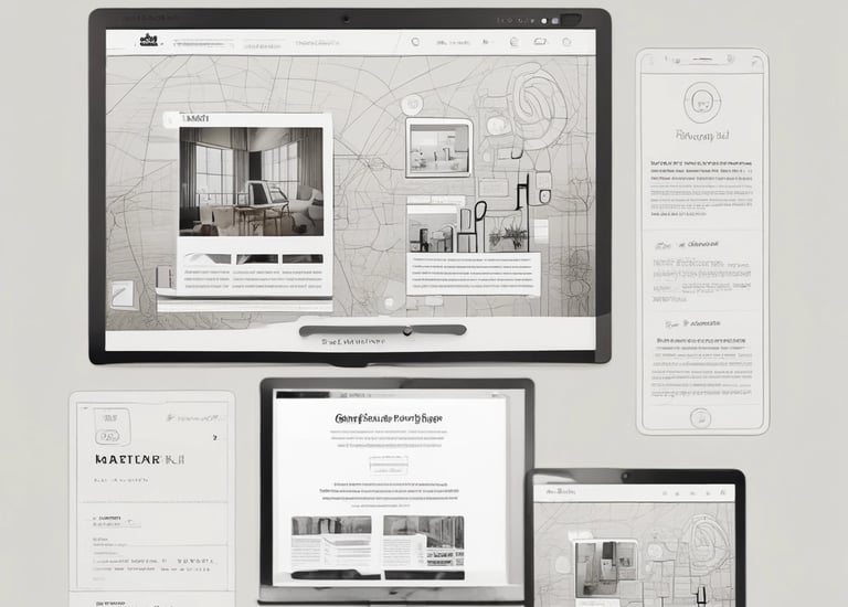 Flowchart showing automation steps connecting different apps