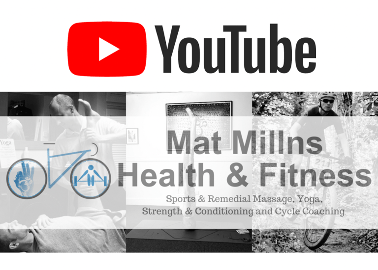 picture advertising Mat Millns Health & Fitness YouTube Channel