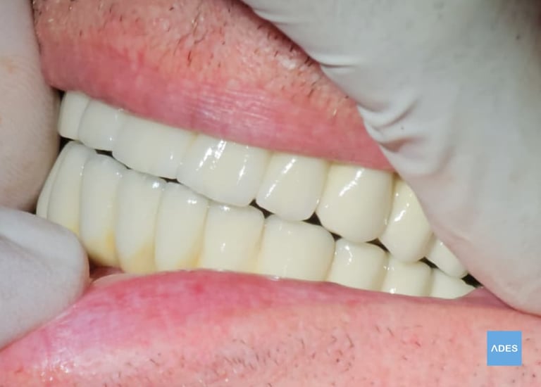 Dentista revisando dientes en Badajoz