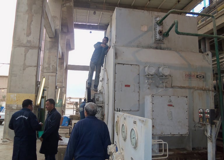 3.1 MW 11kV Synchronous motor maintenance