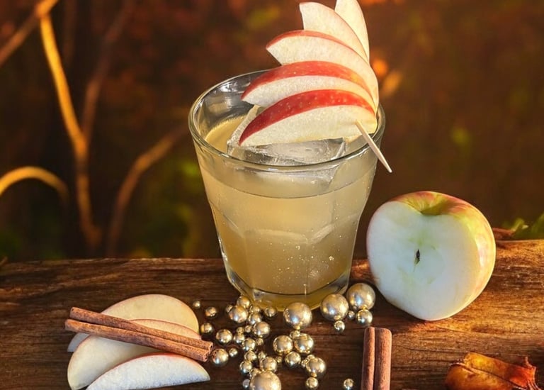 Signature cocktail for Metro East private event by Bender Mixology Services. 