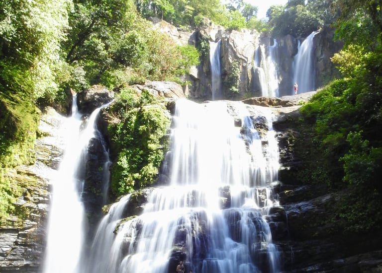 Nauyaca waterfall in Costa Rica 