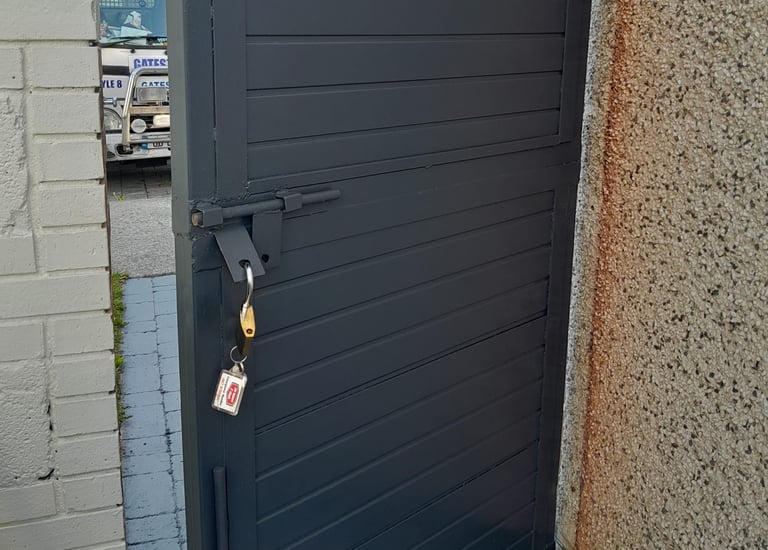 Composite pedestrian gate
