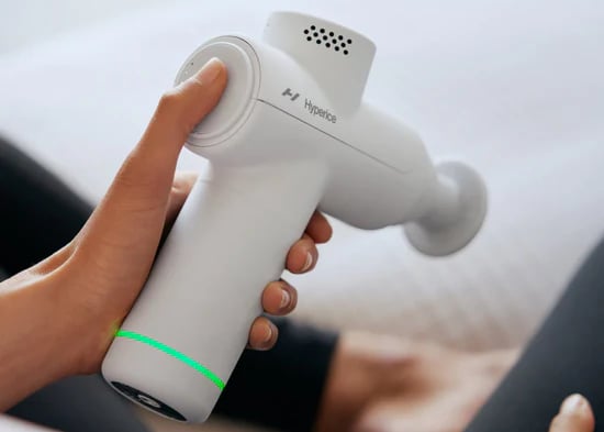 Hypervolt Go 2 compact massage gun for targeted muscle relief
