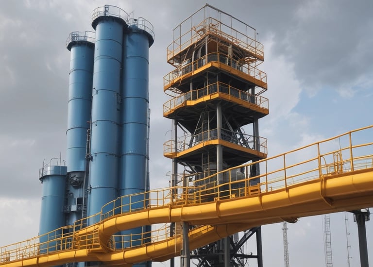 Night view of a government infrastructure project illuminated with safety lighting and electrical setups.