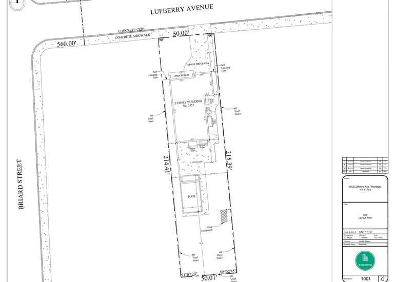 Site Plan for Planning Permission/Permit Approval