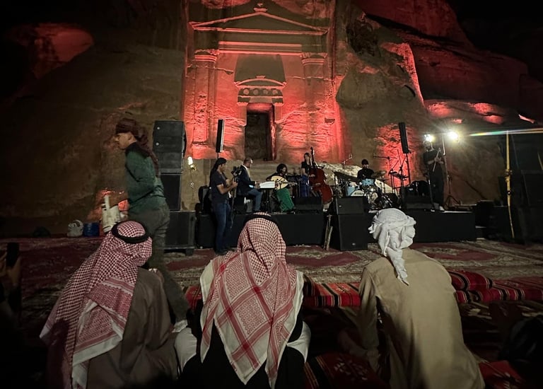 Beida- Petra Bedouin Jazz performance 