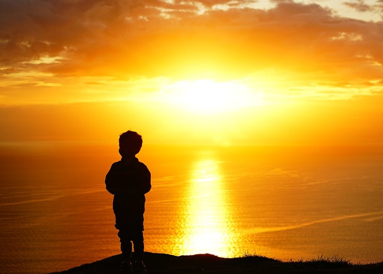 Atlantic sunset. Slieve League. Ireland