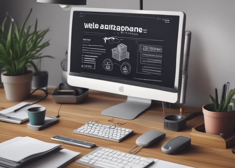 Image showing a responsive online store on desktop and mobile devices