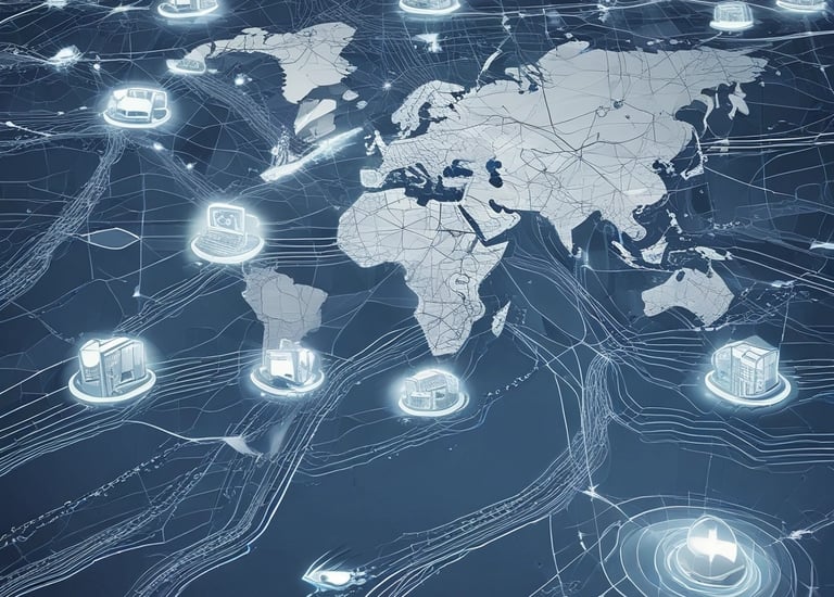 Logistics team coordinating deliveries with digital tracking tools.