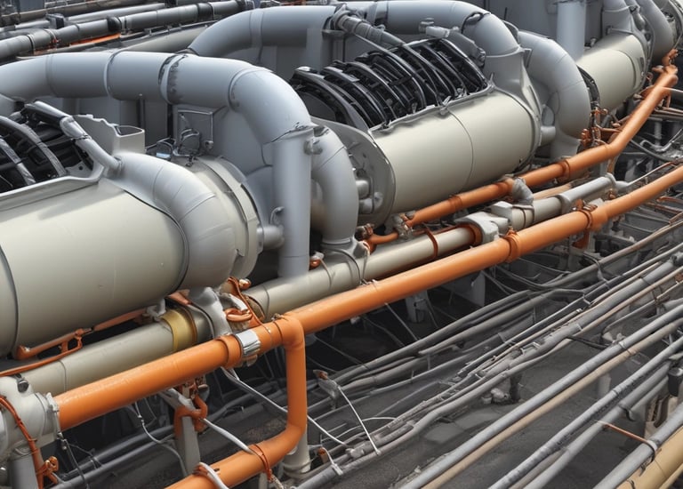 Hydraulic flow diagram sketched on a whiteboard during a project meeting.