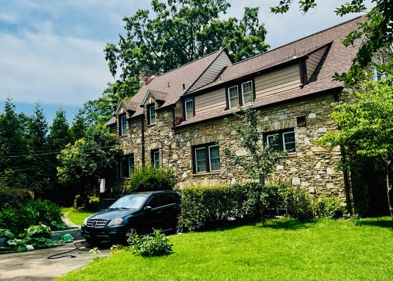 Kitchen upgrade remodel modern insurance claim fire flood upfit restoration greensboro winston burlington deck handrail
