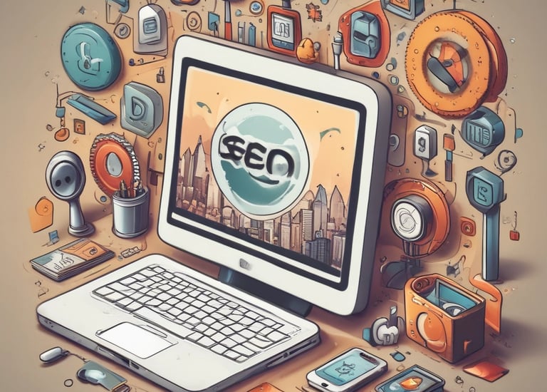 Google My Business page open on a tablet screen.