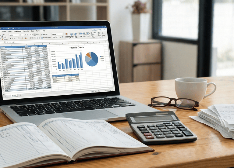 Laptop for accounting and bookkeeping teams with Microsoft 365 email, files, and cloud backup