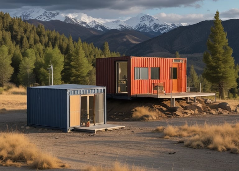 A home mid-construction with scaffolding and workers installing wood framing.