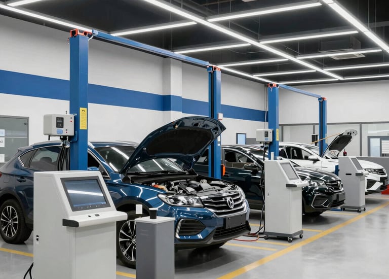 Completed residential building exterior with landscaping.