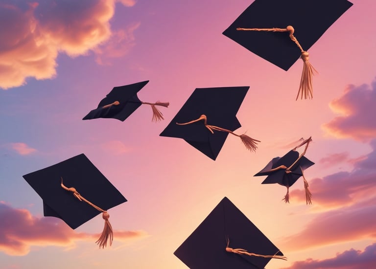 Stacks of donated books ready to be delivered to a school library.