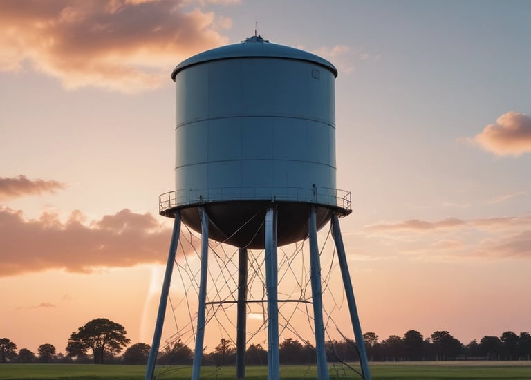 A vibrant community gathering in an African village celebrating a new water well installation.