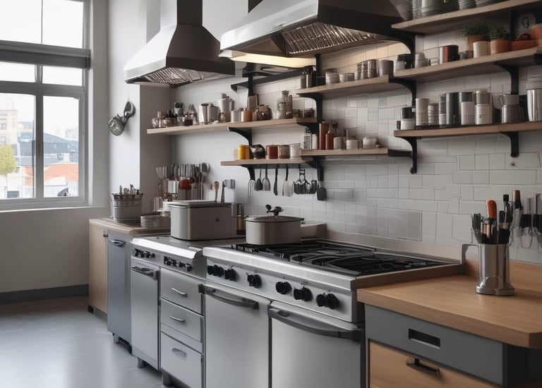 Commercial space with efficient appliances installed