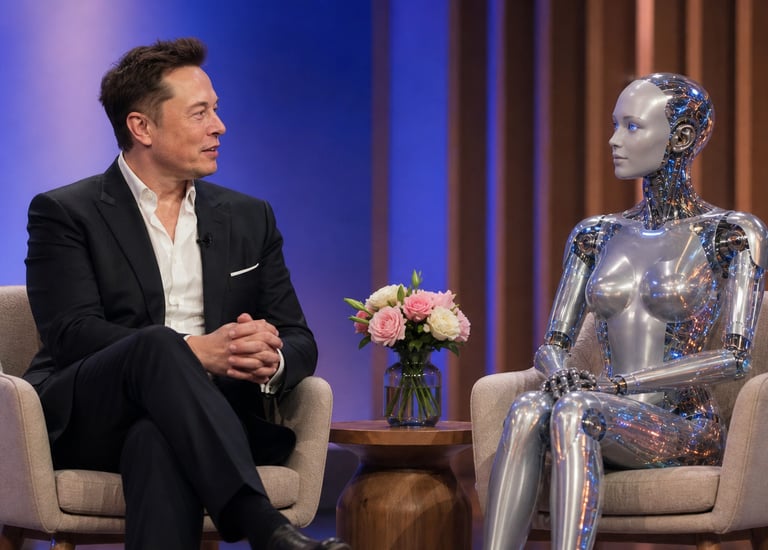 Elon talking to Android