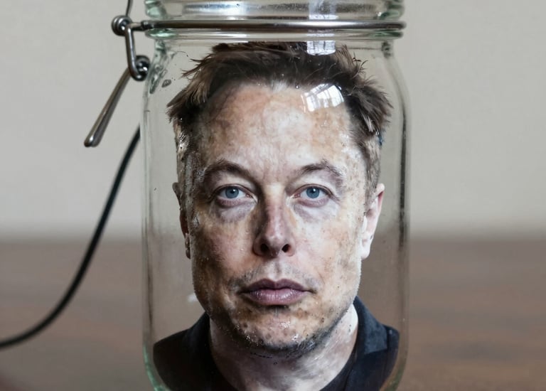 Elon Musk Head in a Jar