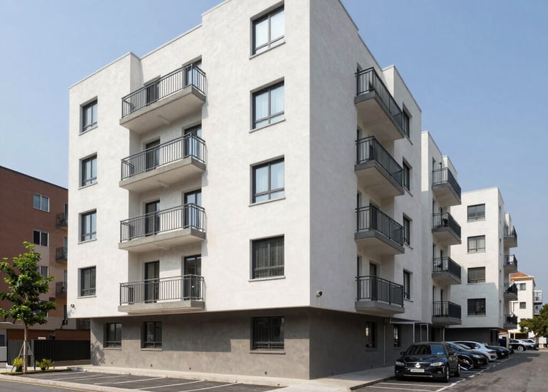 Photo of a vibrant community park with playground.