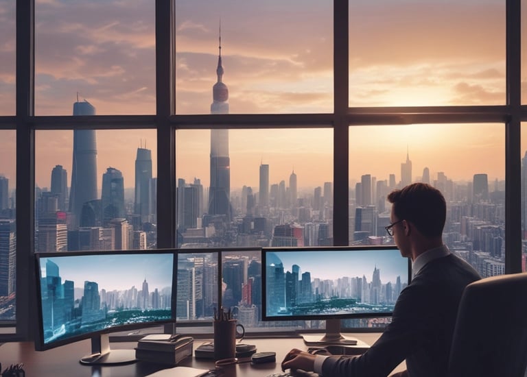 a man riding a skateboard down the side of a ramp