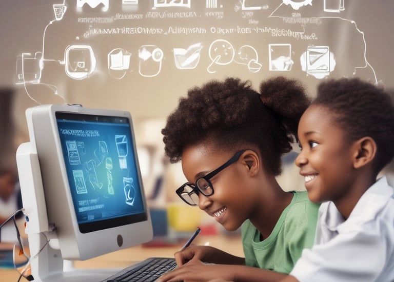 Technicians testing vehicle technology prototypes in a workshop.