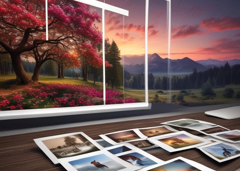 A vibrant screen showing an AI-based language learning app in action.