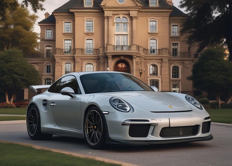 Interior shot of a high-end office space with elegant furnishings and large windows.