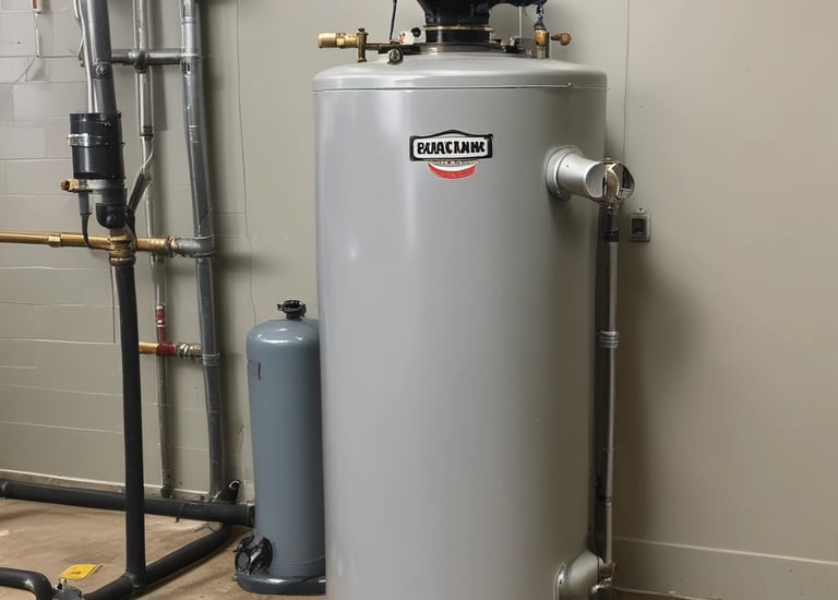 Close-up of a plumber tightening a pipe joint under a bathroom sink.