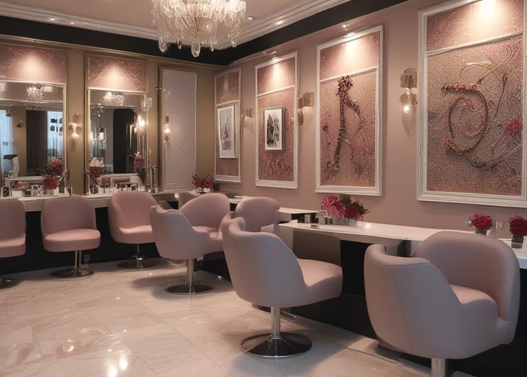 a man riding a skateboard down a street next to tall buildings