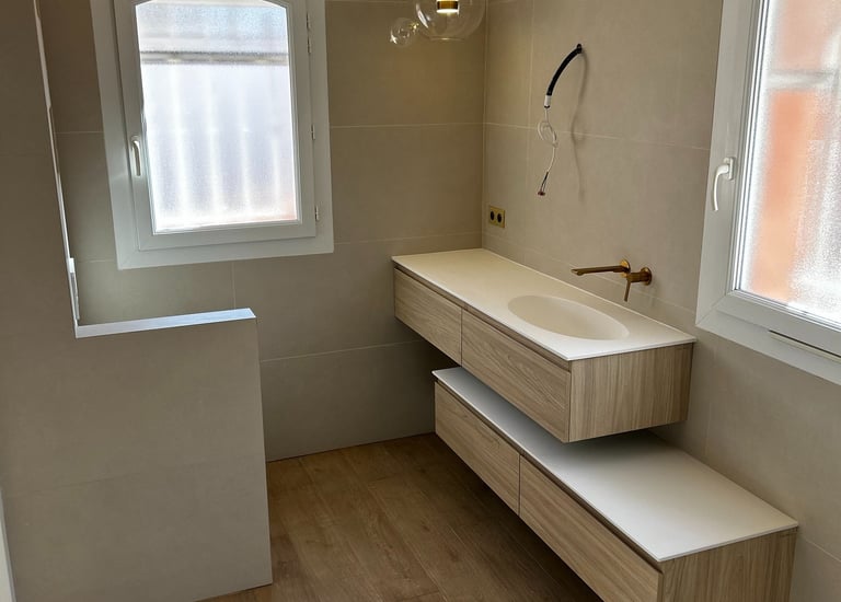 rénovation totale salle de bains