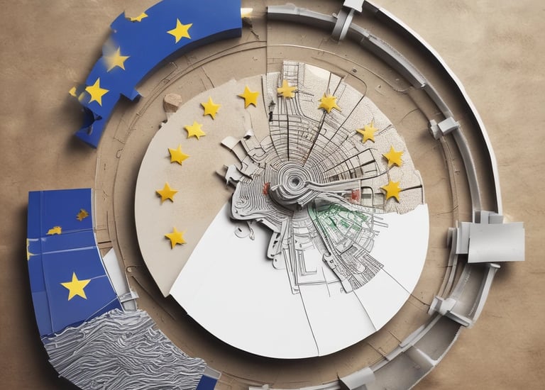 Illustration of a secure digital chain linking textile production steps.