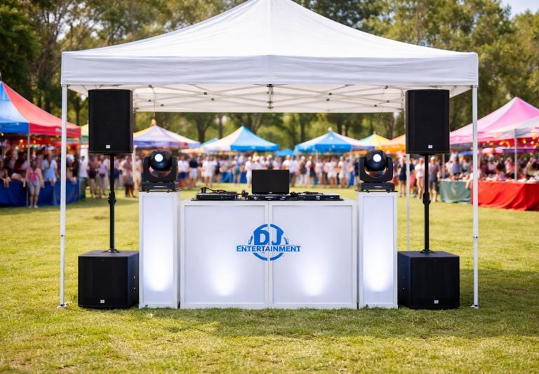 DJ system at fair