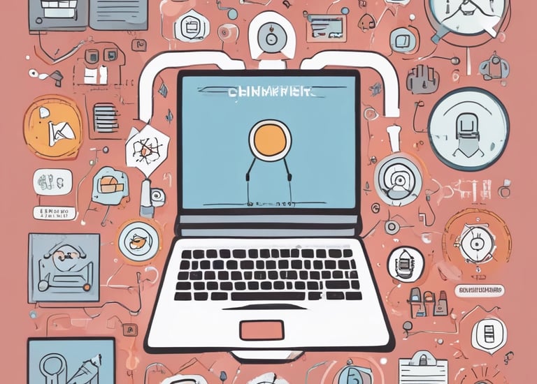 A sleek mobile device displaying an engaging email marketing campaign.