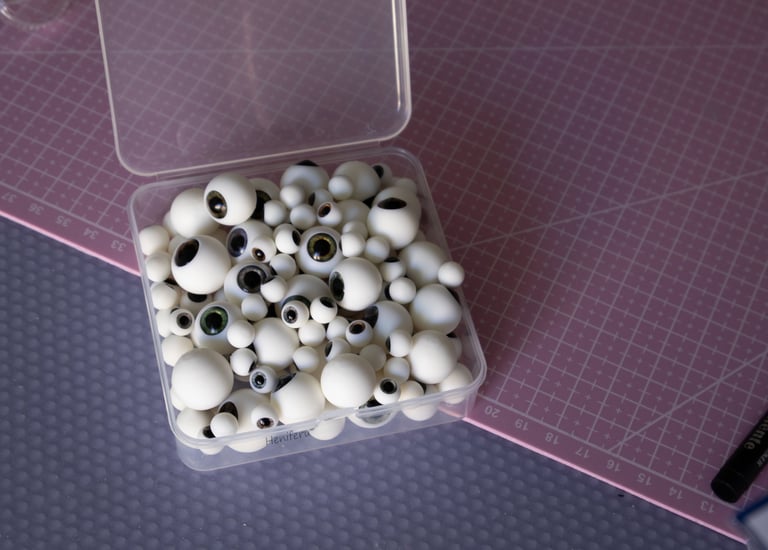 heniferu ojo bola resina bjd eyeball caja