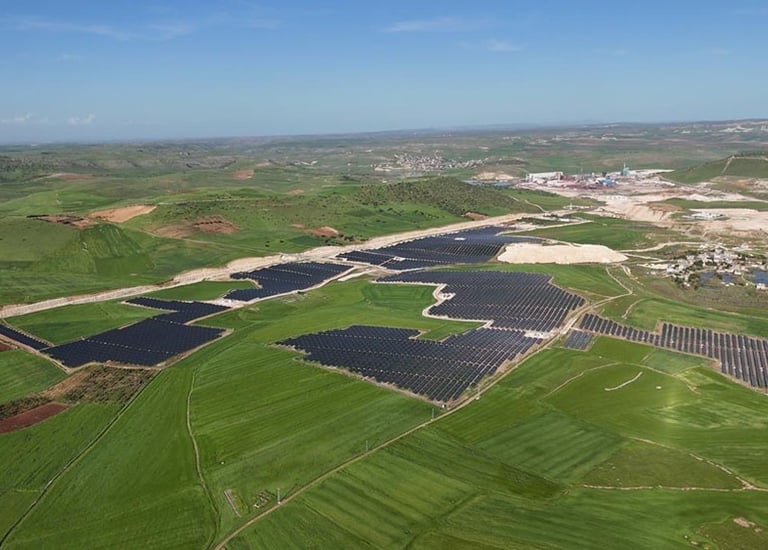 Mardin Mazıdağı GES projesi time-lapse çekimi