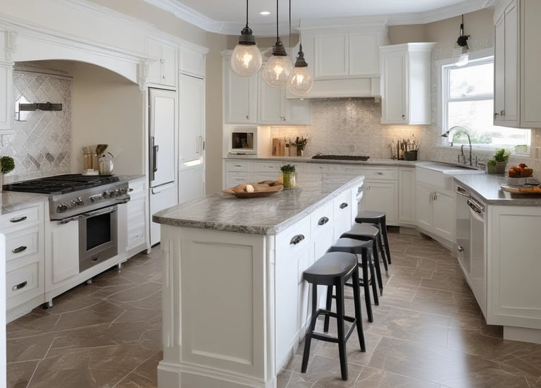 A backyard featuring a sturdy wooden fence and a newly built deck.