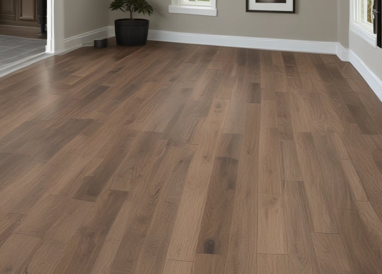 A spacious outdoor deck with vinyl rail coverings and warm lighting.