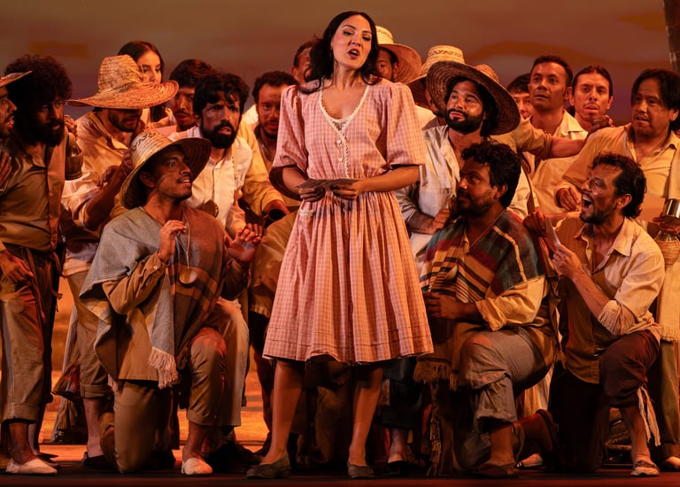 La Vorágine, teatro Colón Bogota, iluminación Leonardo Murcia, Ópera Colombia