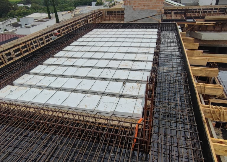 Laje Treliçada + Beiral