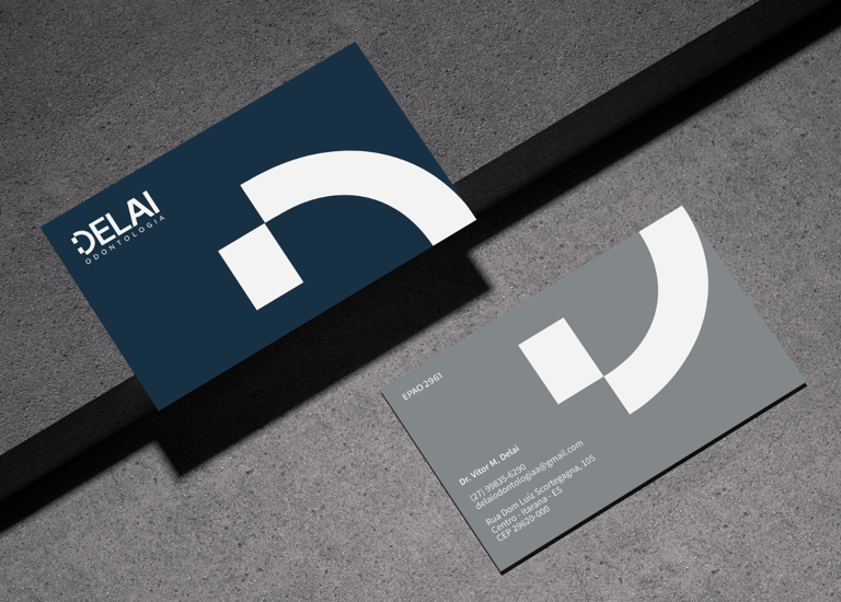 o mockup de um cartão de visita